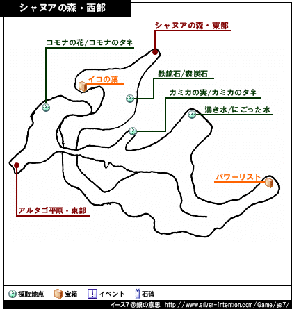 銀の意思流攻略 イース７ シャヌア